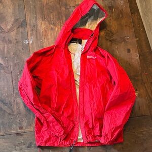 Marmot Bright Red Windbreaker